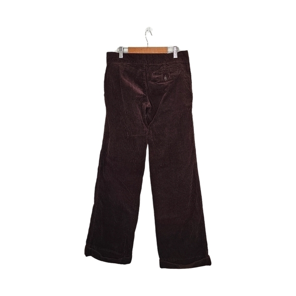 Free People boho corduroy brown straight leg pants size 4 - Picture 8 of 10